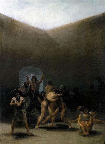 Francisco de Goya The Yard of a Madhouse china oil painting image